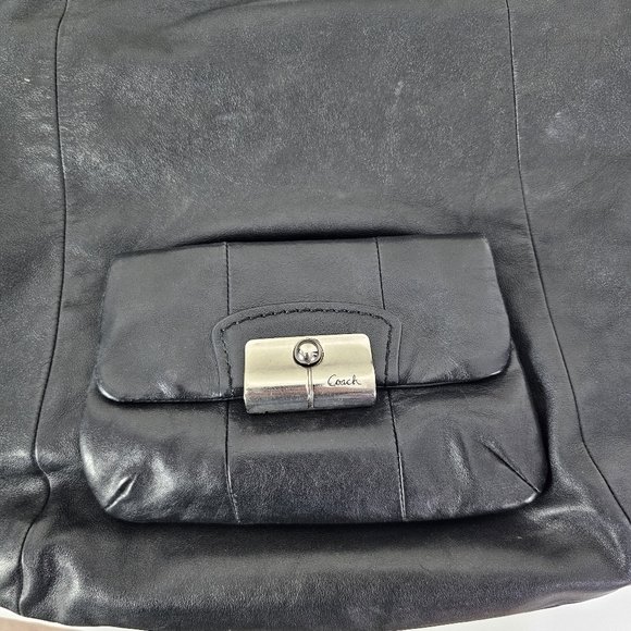 Coach Kristen black leather slouchy hobo shoulder bag - Picture 2 of 8